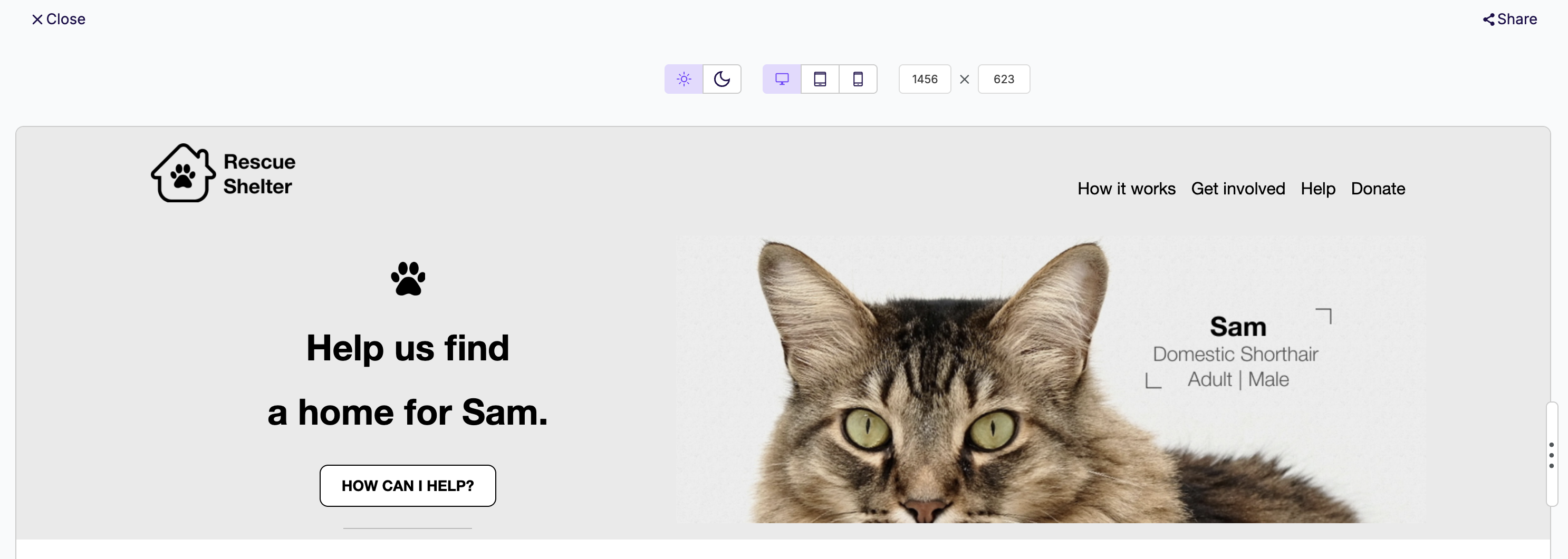 this image shows the page preview window